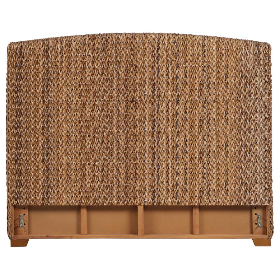 Laughton Woven Banana Leaf California King Headboard Amber-zoom-2