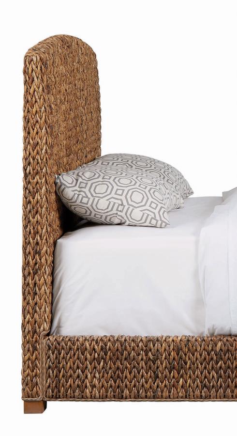 Laughton Woven Banana Leaf California King Headboard Amber-zoom-