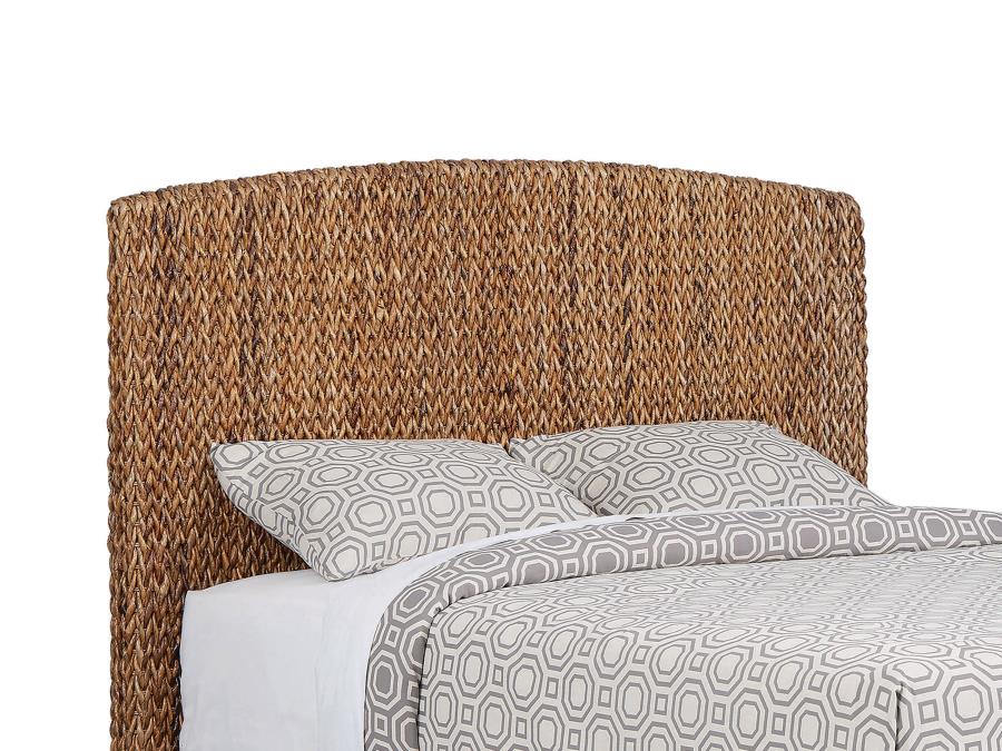 Laughton Banana Leaf California King Panel Bed Amber-zoom-2