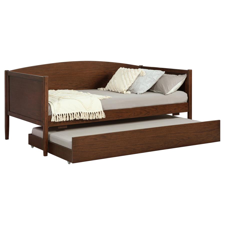 Bozeman Wood Twin Daybed With Trundle Medium Walnut-3