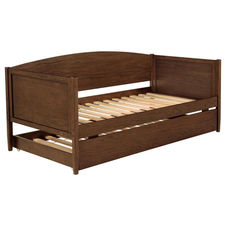 Bozeman Wood Twin Daybed With Trundle Medium Walnut-zoom-4