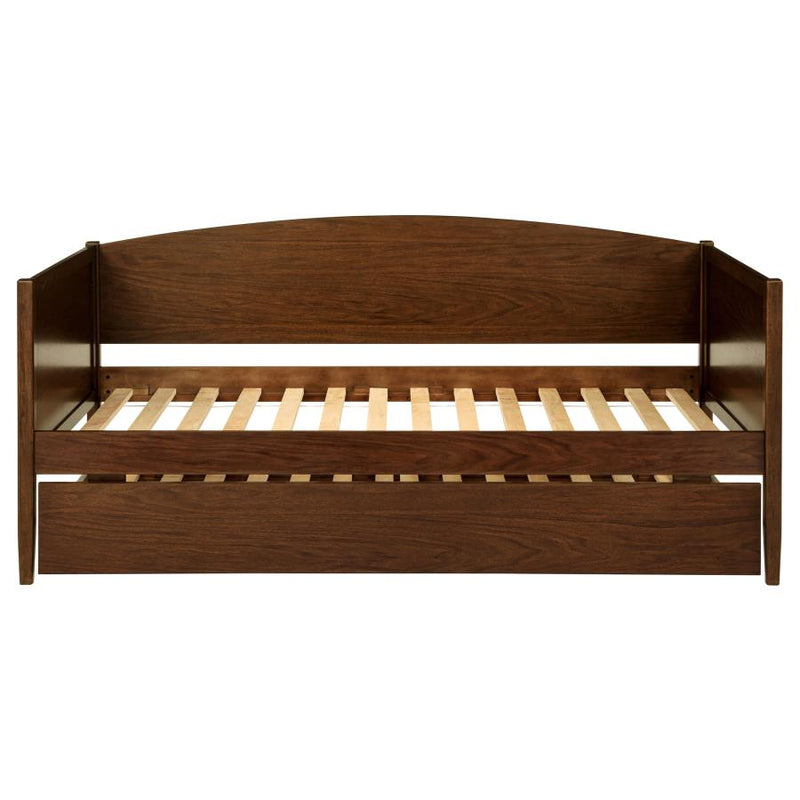 Bozeman Wood Twin Daybed With Trundle Medium Walnut-zoom-