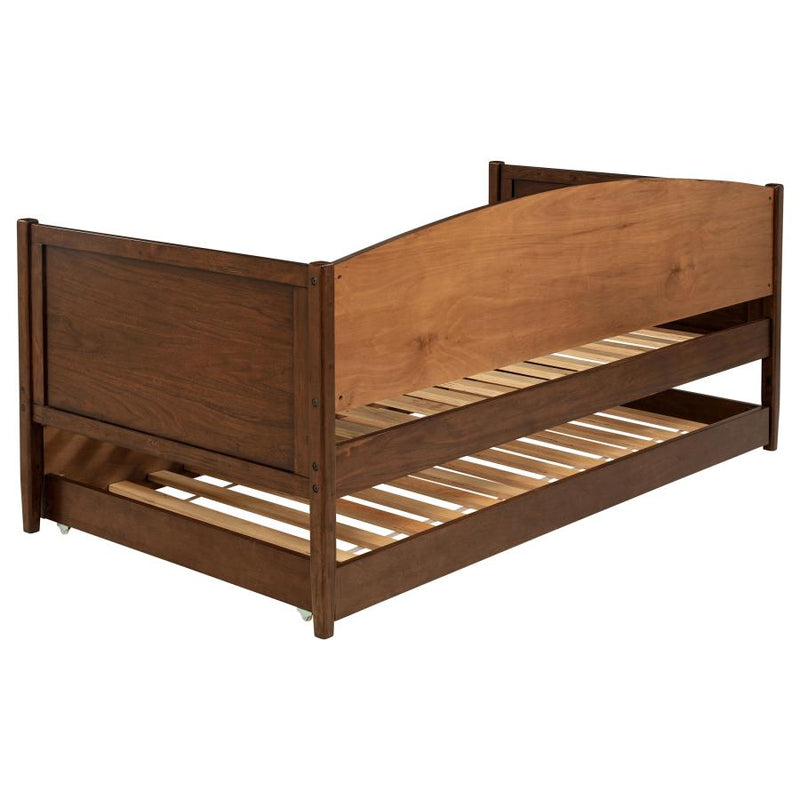 Bozeman Wood Twin Daybed With Trundle Medium Walnut-zoom-
