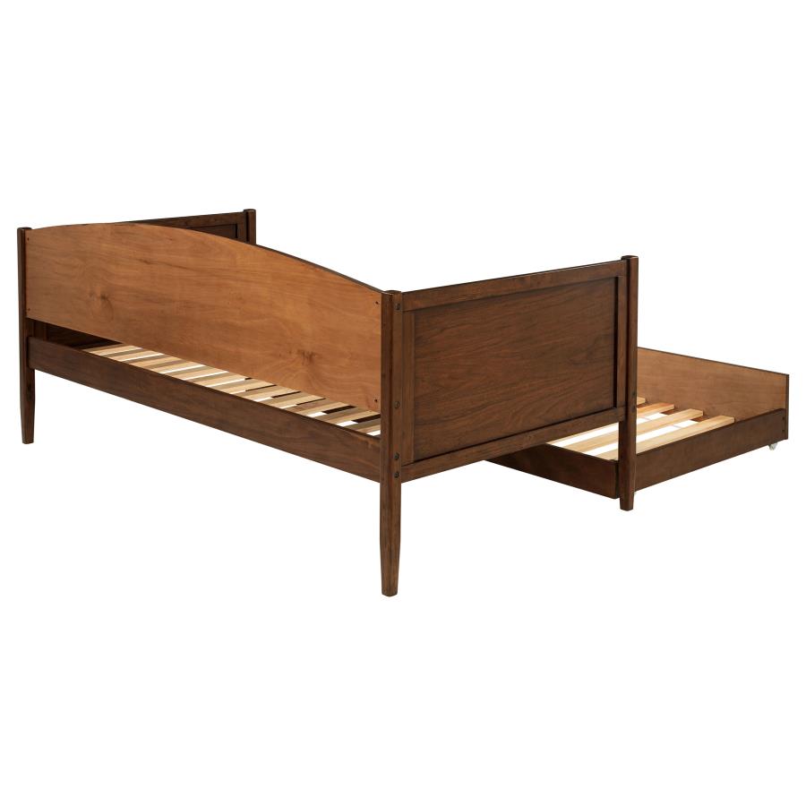 Bozeman Wood Twin Daybed With Trundle Medium Walnut-11