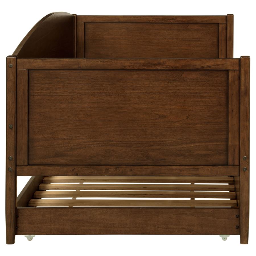 Bozeman Wood Twin Daybed With Trundle Medium Walnut-13