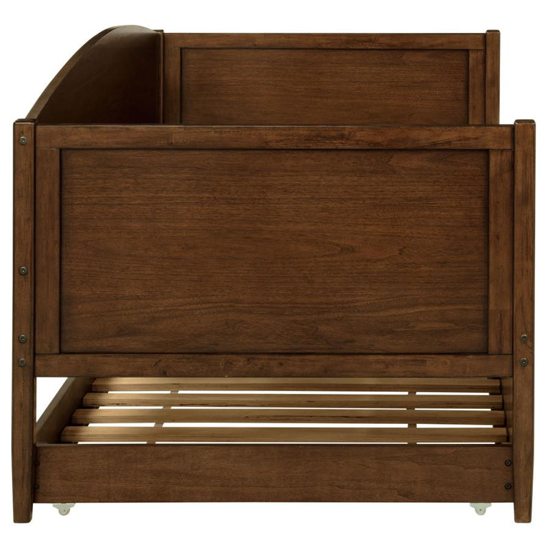 Bozeman Wood Twin Daybed With Trundle Medium Walnut-zoom-