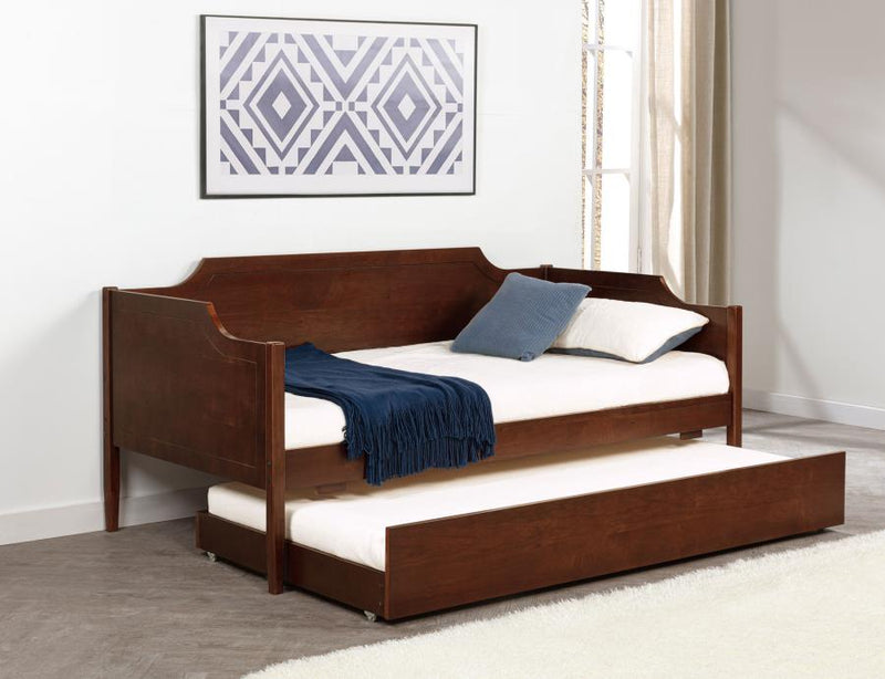 Redding Wood Twin Daybed With Trundle Cherry-zoom-