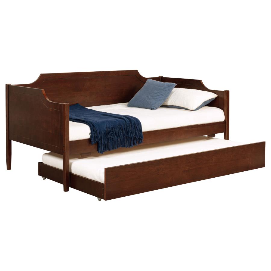 Redding Wood Twin Daybed With Trundle Cherry-3