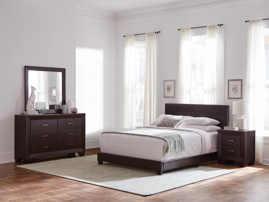 Dorian 4-piece Full Bedroom Set Dark Cocoa-2