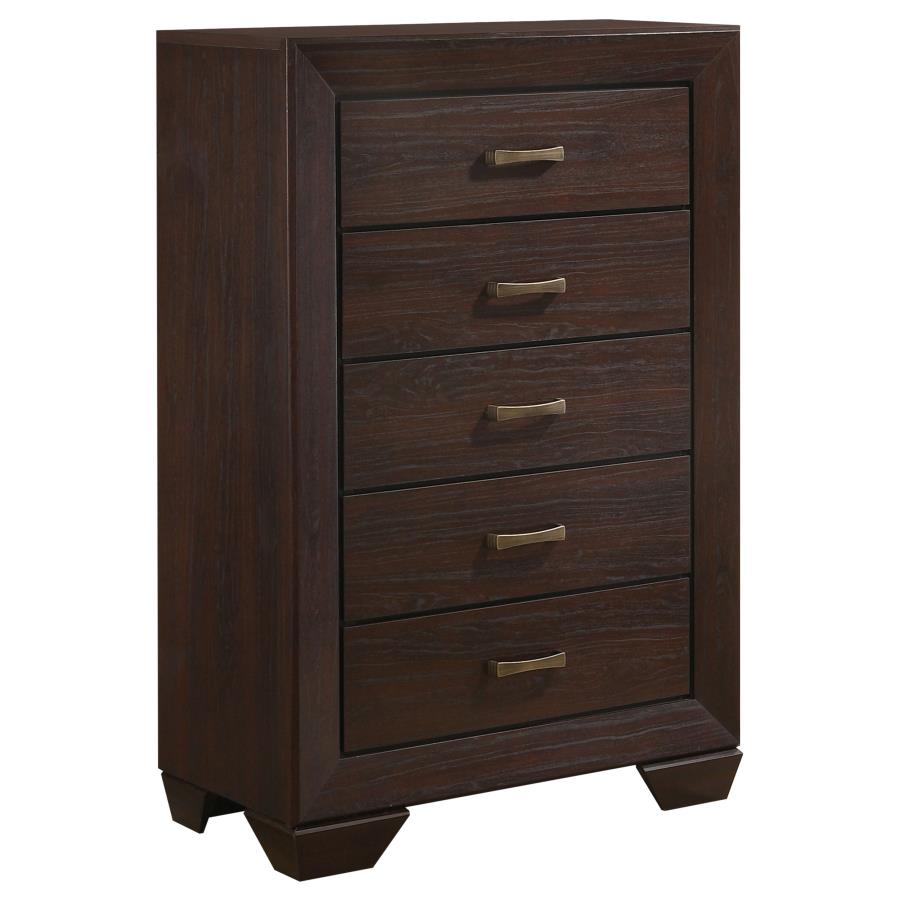 Dorian 5-piece California King Bedroom Set Dark Cocoa-zoom-12