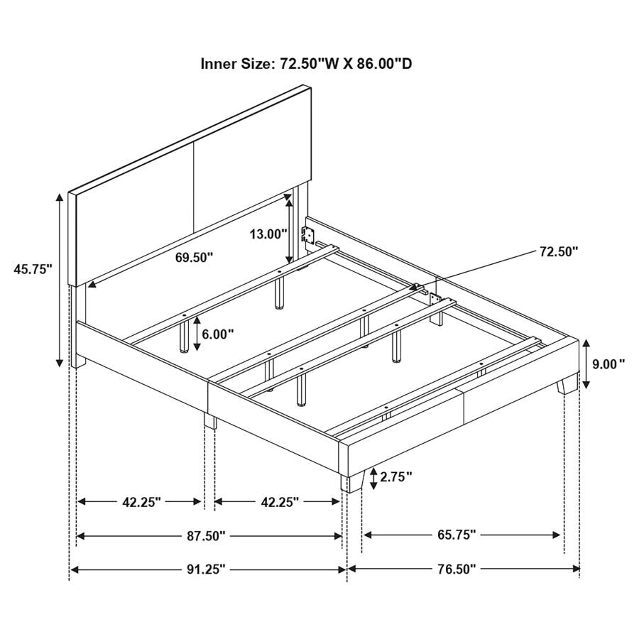 Dorian 5-piece California King Bedroom Set Dark Cocoa-16