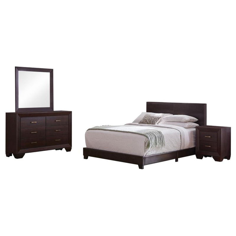 Dorian 4-piece Queen Bedroom Set Dark Cocoa-zoom-