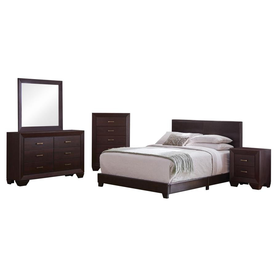 Dorian 5-piece Queen Bedroom Set Dark Cocoa-zoom-1