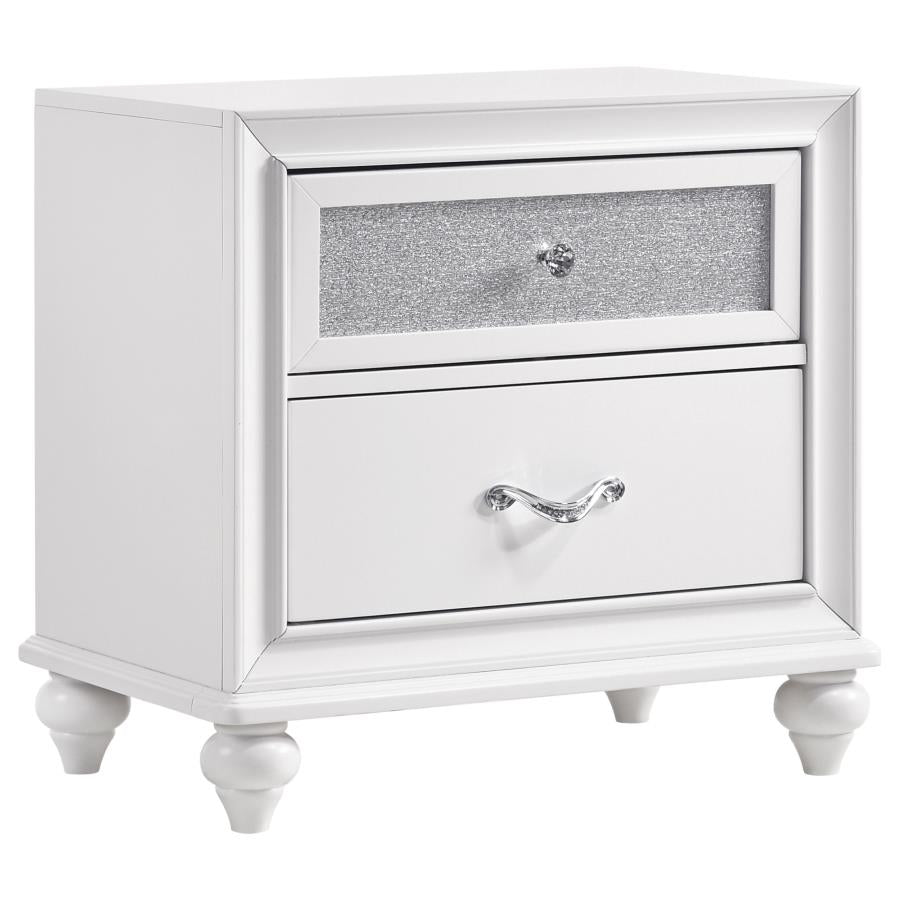 Barzini 4-piece Queen Bedroom Set White-4