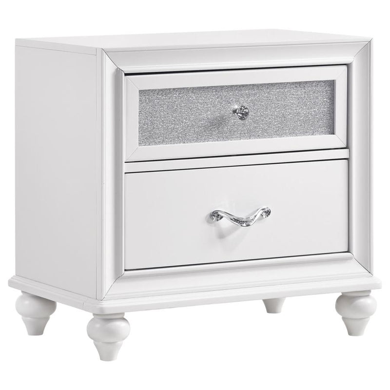 Barzini 4-piece Queen Bedroom Set White-zoom-
