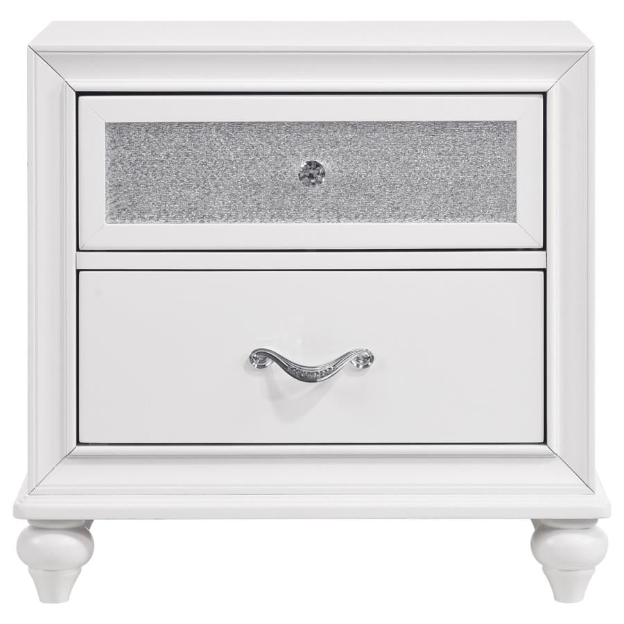 Barzini 4-piece Queen Bedroom Set White-zoom-5