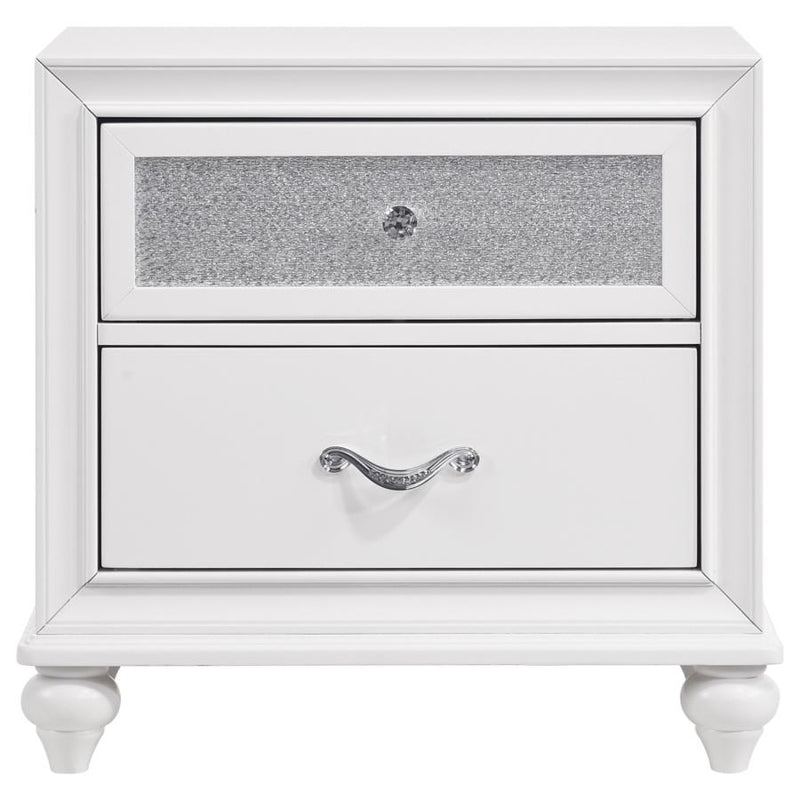 Barzini 4-piece Queen Bedroom Set White-zoom-