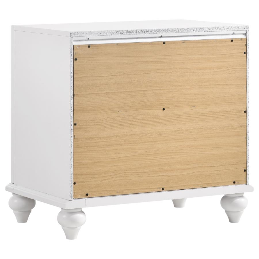 Barzini 4-piece Queen Bedroom Set White-zoom-6