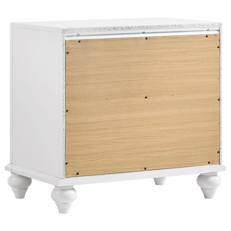 Barzini 4-piece Queen Bedroom Set White-zoom-