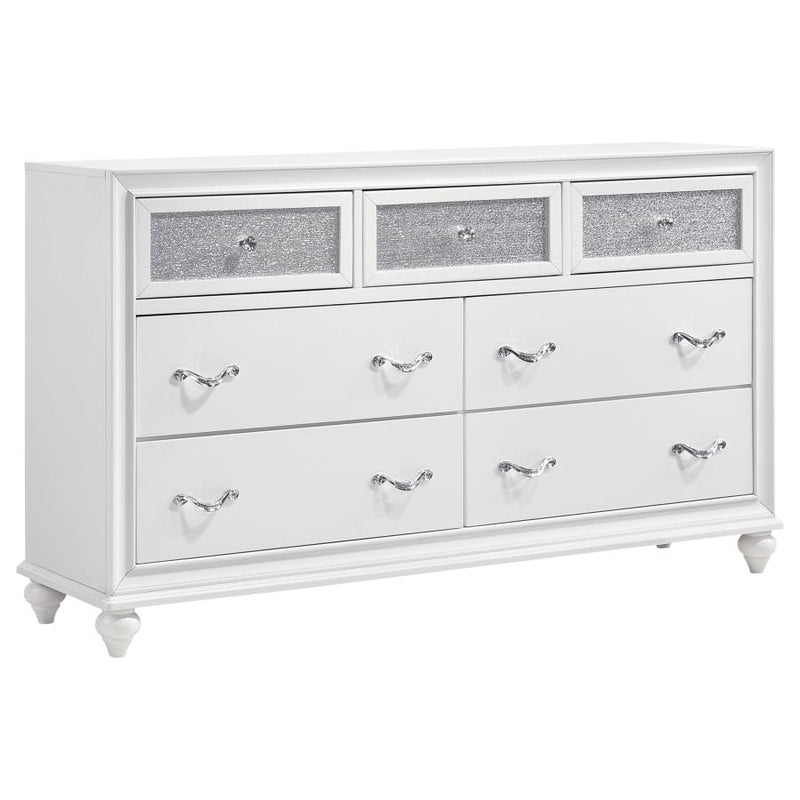 Barzini 4-piece Queen Bedroom Set White-zoom-