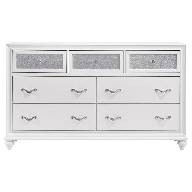 Barzini 4-piece Queen Bedroom Set White-zoom-