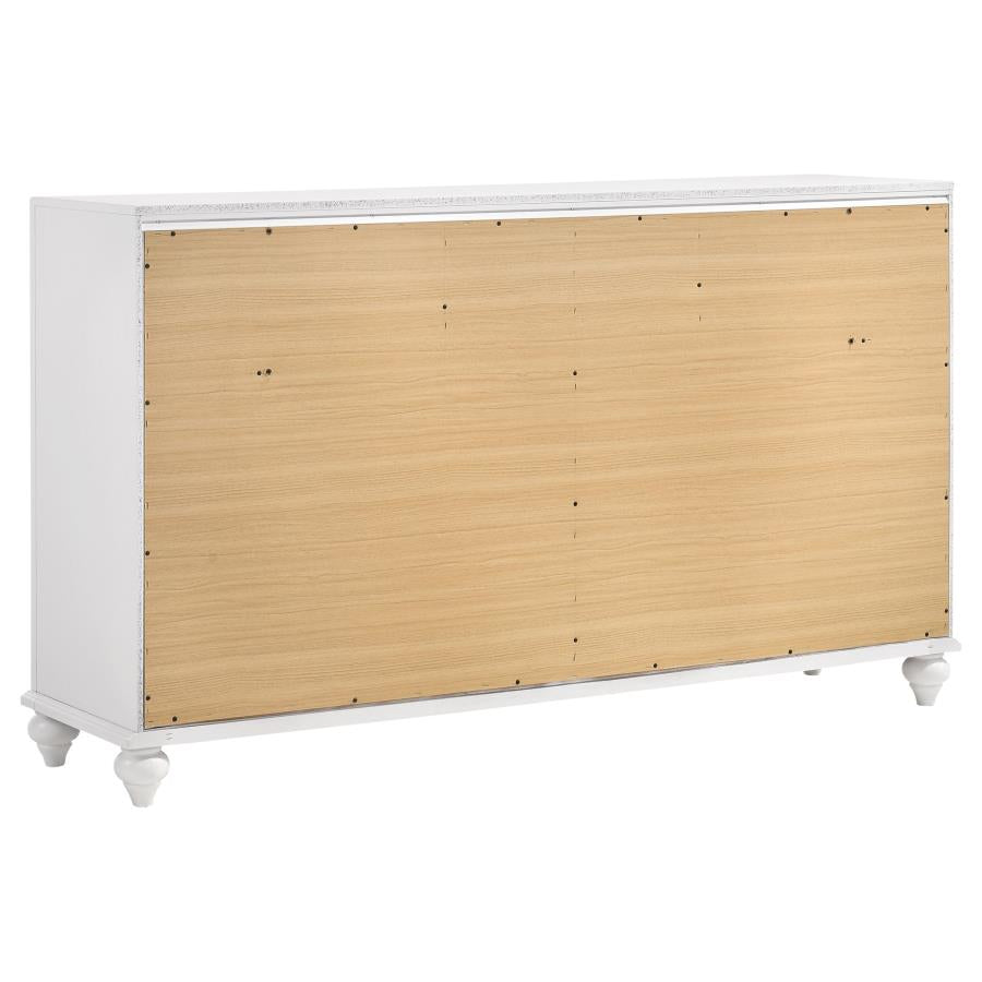 Barzini 4-piece Queen Bedroom Set White-zoom-9