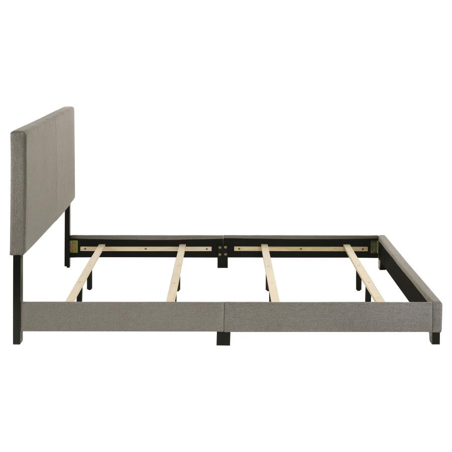 Dorian Fabric Upholstered California King Panel Bed Taupe-zoom-6