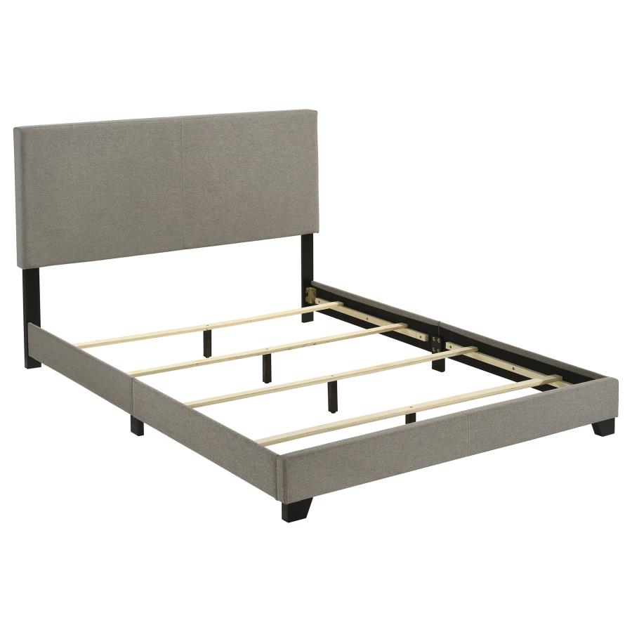 Dorian Fabric Upholstered Queen Panel Bed Taupe-3