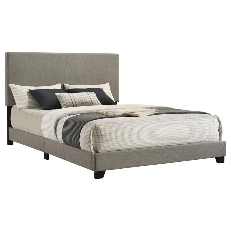 Dorian Fabric Upholstered Queen Panel Bed Taupe-zoom-