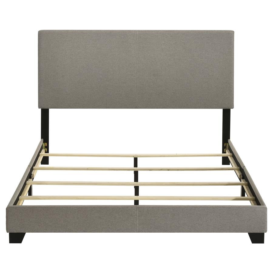 Dorian Fabric Upholstered Queen Panel Bed Taupe-zoom-4