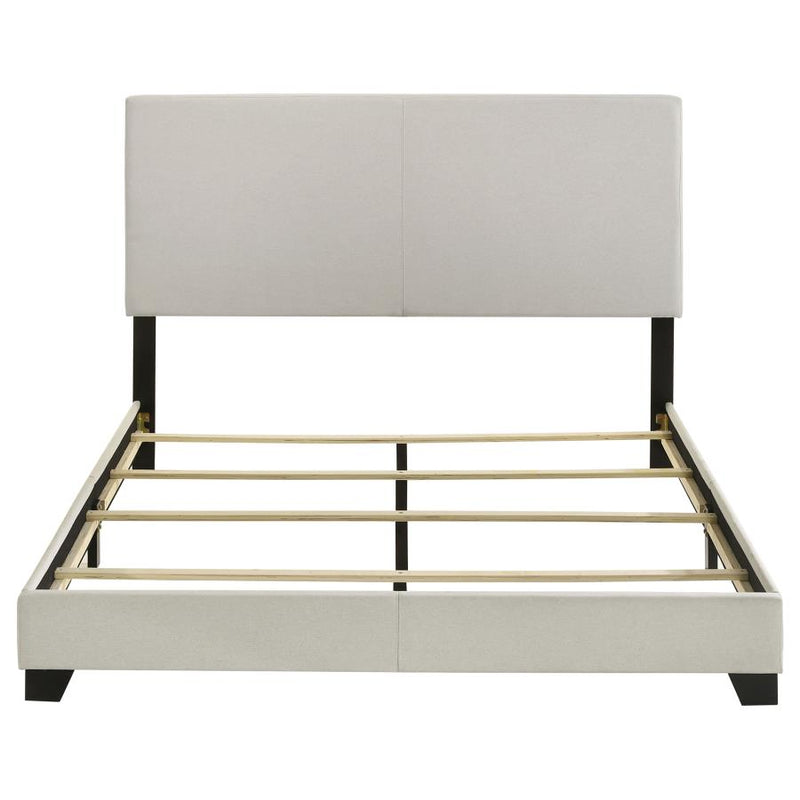 Dorian Fabric Upholstered Queen Panel Bed Cream-zoom-