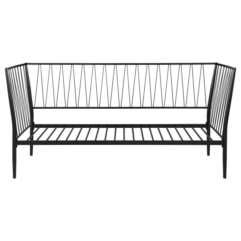 Richland Metal Twin Daybed Bed Frame Matte Black-zoom-
