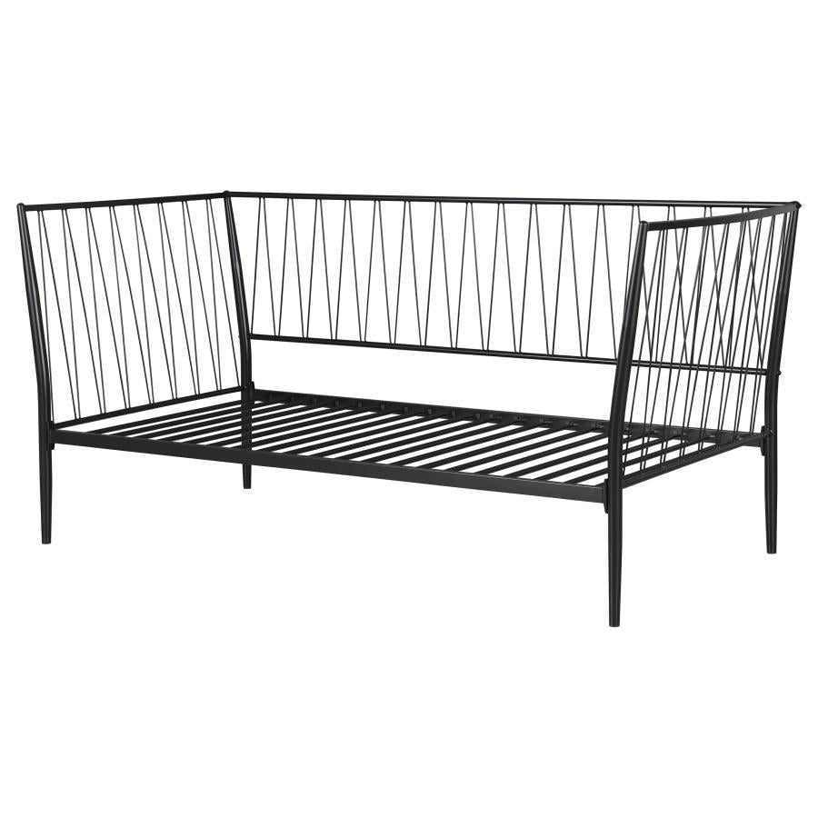 Richland Metal Twin Daybed Bed Frame Matte Black-4