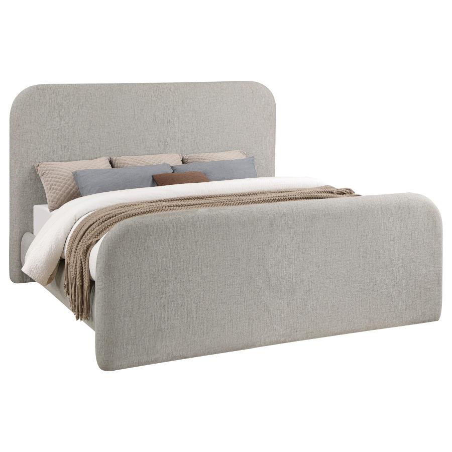 Wren Upholstered Eastern King Panel Bed Grey-3