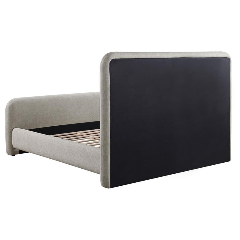 Wren Upholstered Eastern King Panel Bed Grey-zoom-