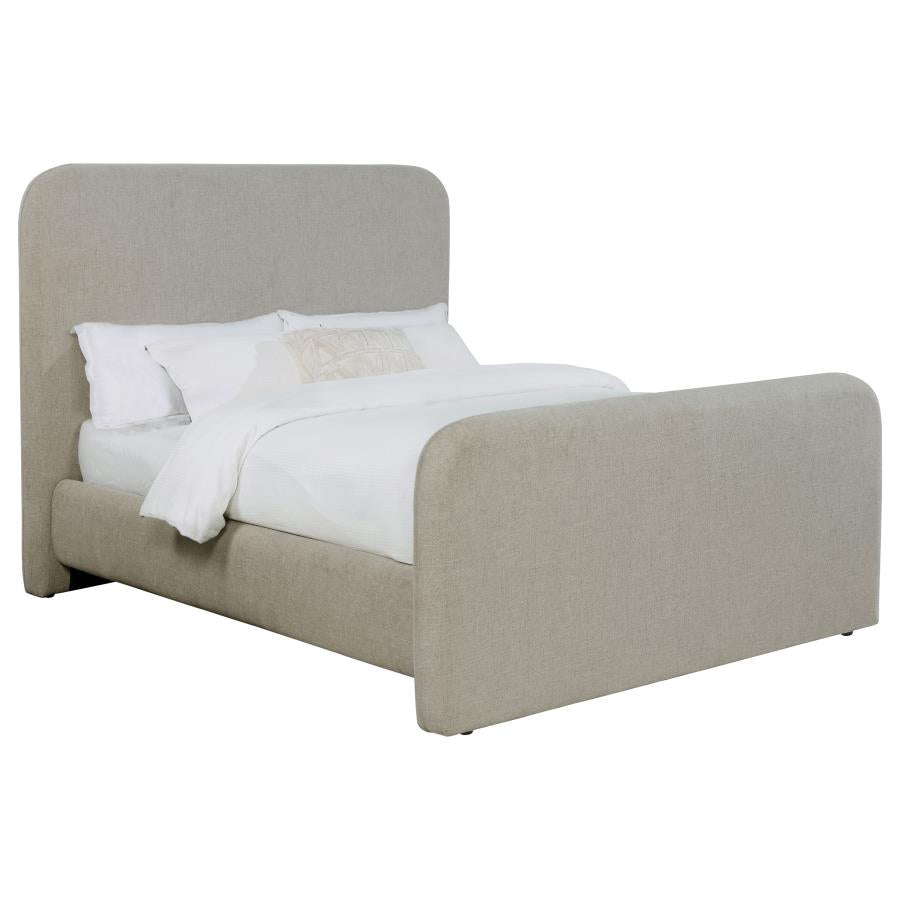 Wren Upholstered Queen Panel Bed Grey-zoom-3