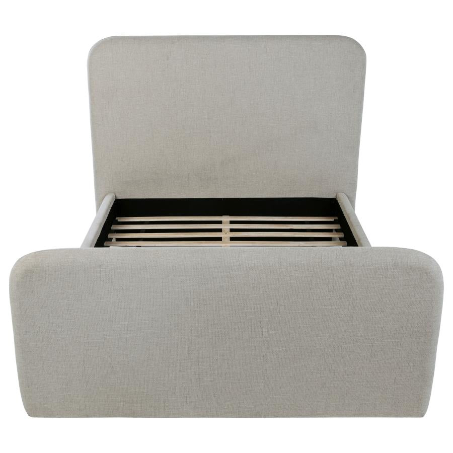 Wren Upholstered Queen Panel Bed Grey-4