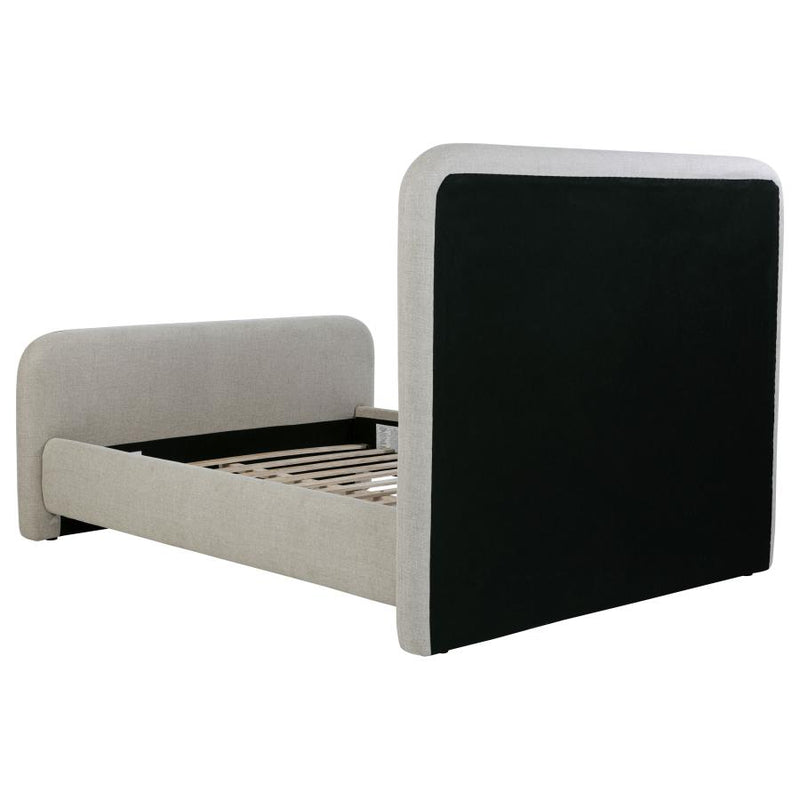 Wren Upholstered Queen Panel Bed Grey-zoom-