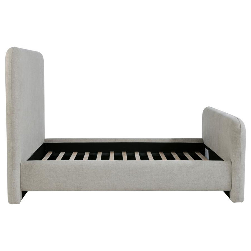 Wren Upholstered Queen Panel Bed Grey-zoom-