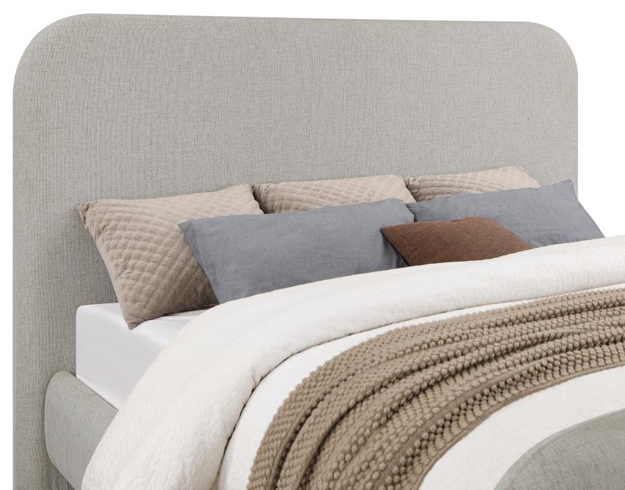 Wren Upholstered Queen Panel Bed Grey-7