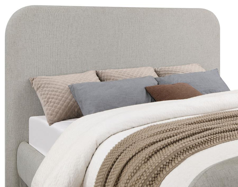 Wren Upholstered Queen Panel Bed Grey-zoom-