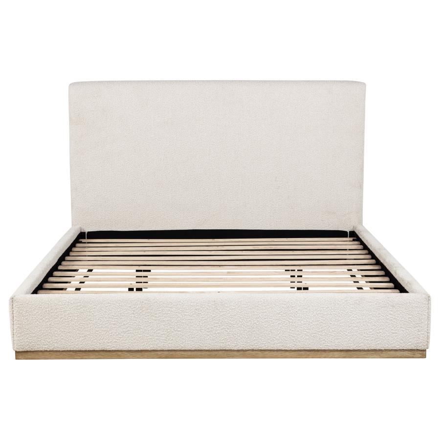 Knox Upholstered EASTERN KING Panel Bed Cream-zoom-4