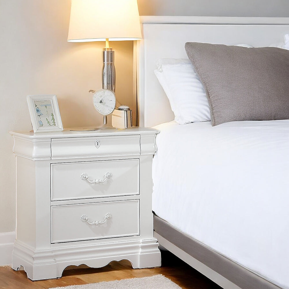 ACME Estrella Nightstand – front view – Lusso Furniture Miami