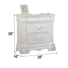ACME Estrella Nightstand – side view – Lusso Furniture Miami