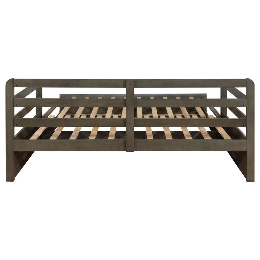 Sorrento 2-drawer Twin XL Daybed with Extension Trundle Grey-zoom-12