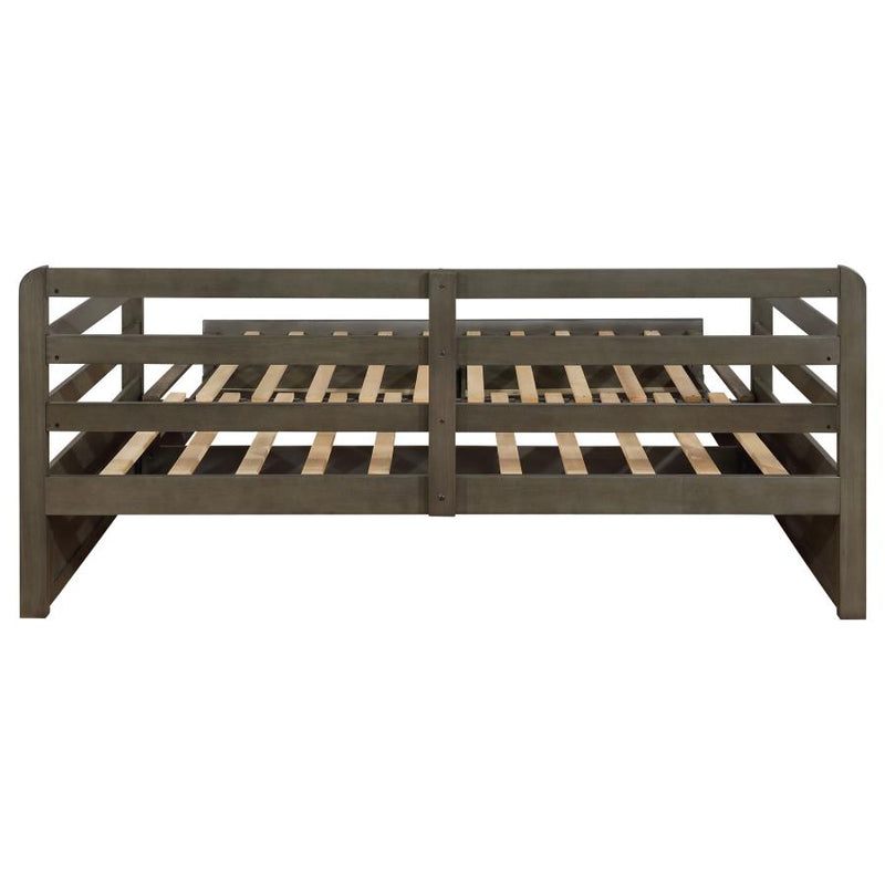 Sorrento 2-drawer Twin XL Daybed with Extension Trundle Grey-zoom-