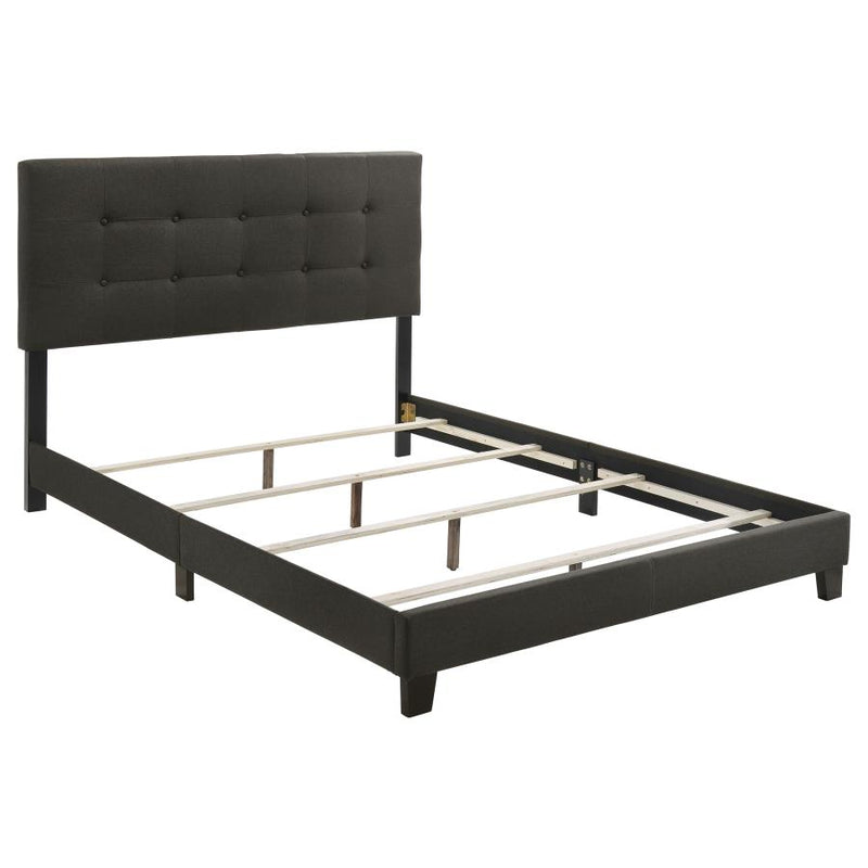 Mapes Upholstered Full Panel Bed Charcoal-zoom-