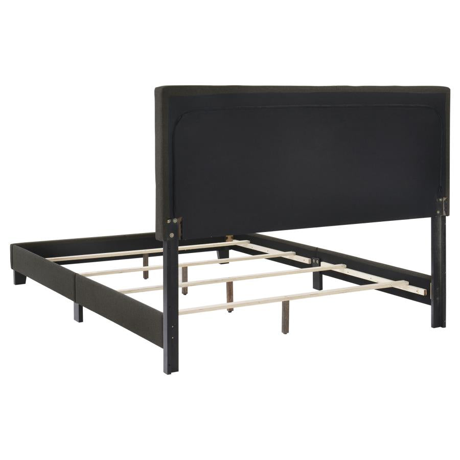 Mapes Upholstered Queen Panel Bed Charcoal-zoom-4
