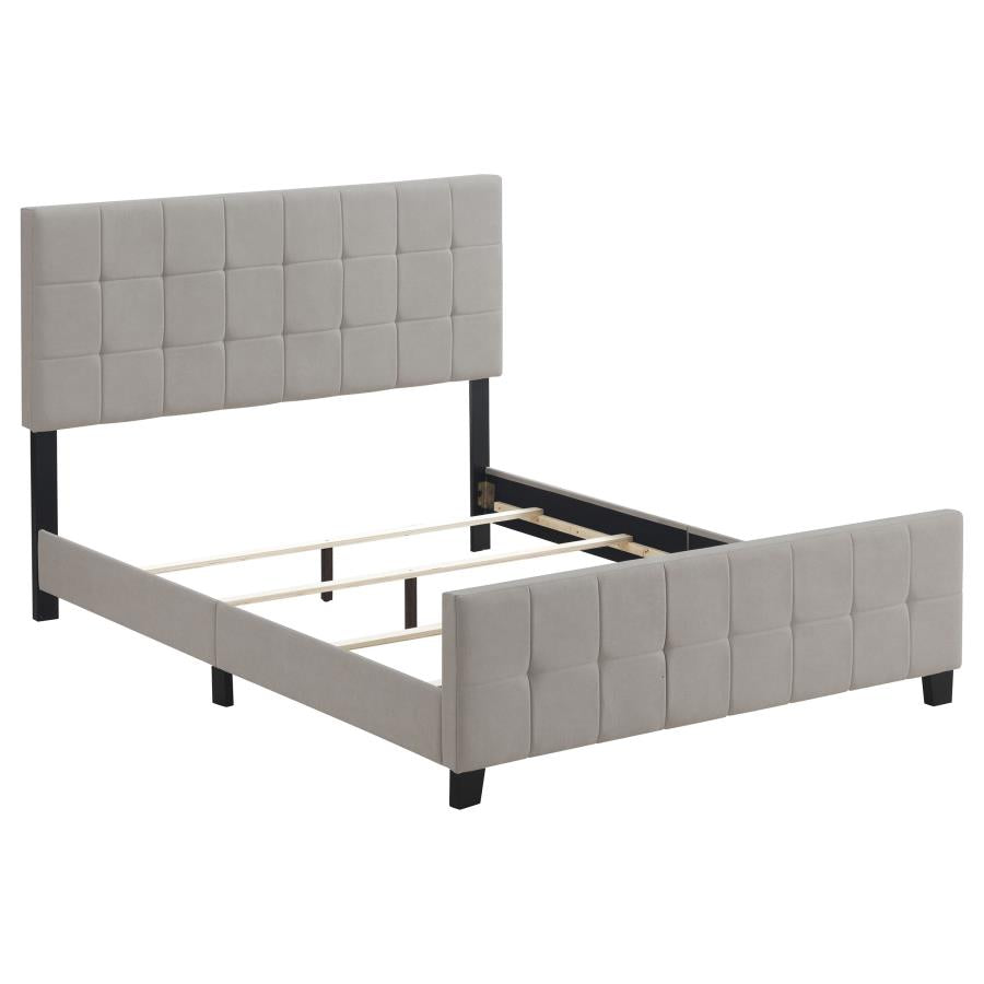 Fairfield Upholstered Eastern King Panel Bed Beige-zoom-1