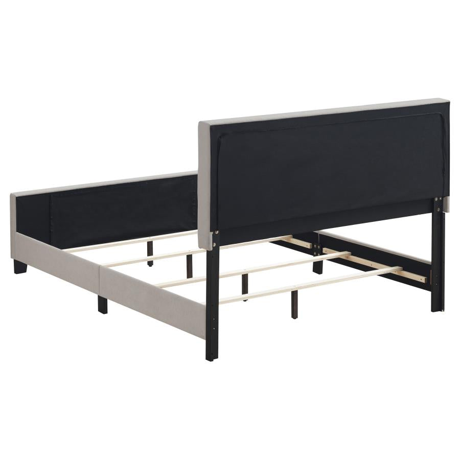 Fairfield Upholstered Eastern King Panel Bed Beige-4